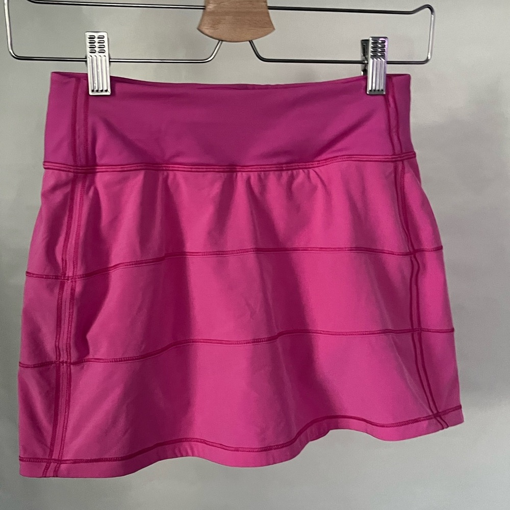 Lululemon Pace Rival Mid Rise Skirt Pink